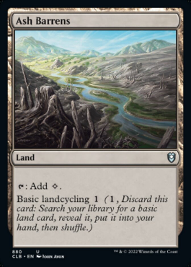 Ash Barrens [Commander Legends: Battle for Baldur's Gate] - Evolution TCG