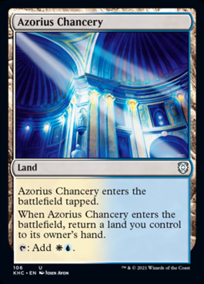Azorius Chancery [Kaldheim Commander] - Evolution TCG