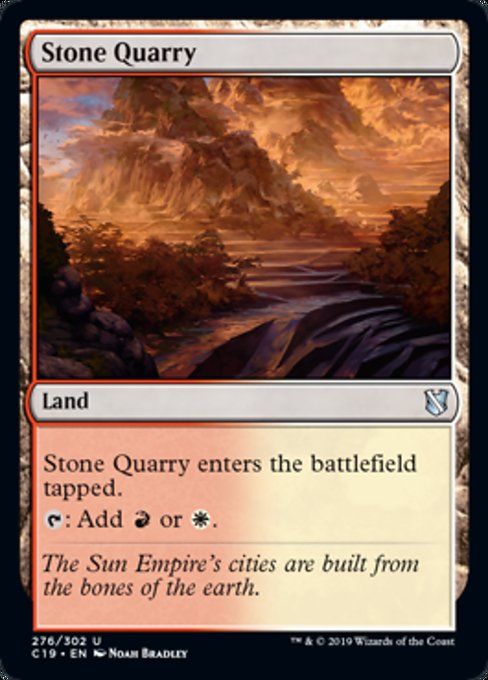 Stone Quarry [Commander 2019] - Evolution TCG
