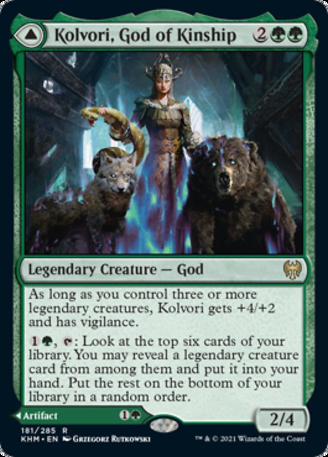 Kolvori, God of Kinship // The Ringhart Crest [Kaldheim] - Evolution TCG