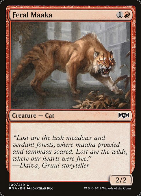 Feral Maaka [Ravnica Allegiance] - Evolution TCG