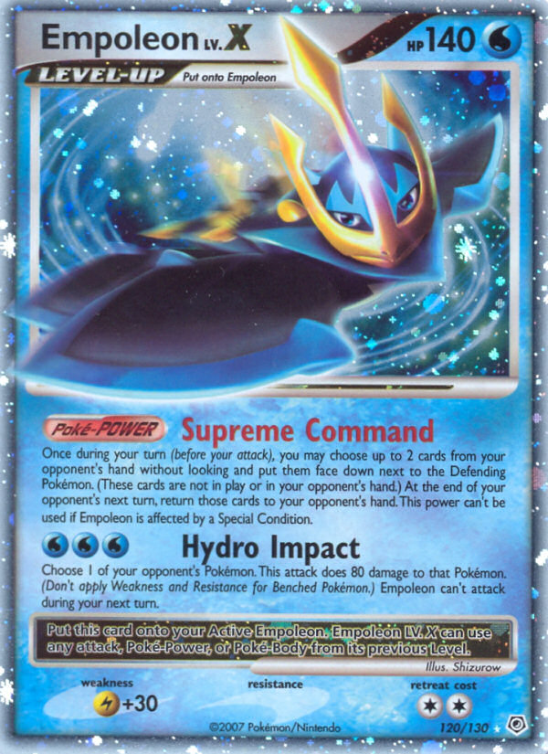 Empoleon LV.X (120/130) [Diamond & Pearl: Base Set] - Evolution TCG