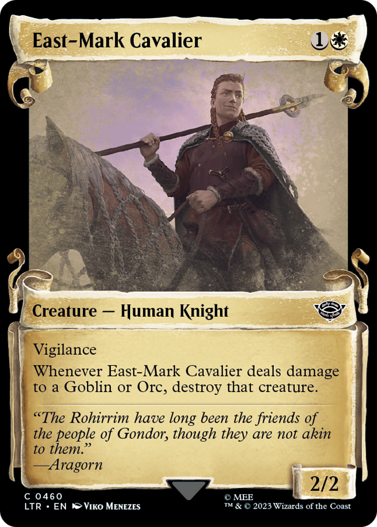 East-Mark Cavalier [The Lord of the Rings: Tales of Middle-Earth Showcase Scrolls] - Evolution TCG