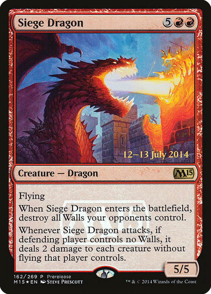 Siege Dragon [Magic 2015 Promos] - Evolution TCG | Evolution TCG