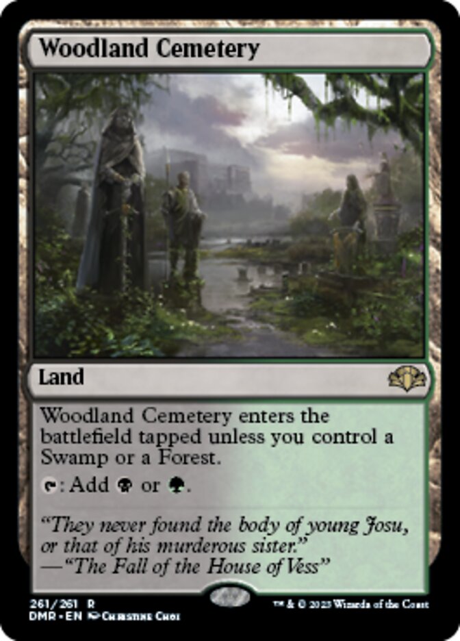 Woodland Cemetery [Dominaria Remastered] - Evolution TCG