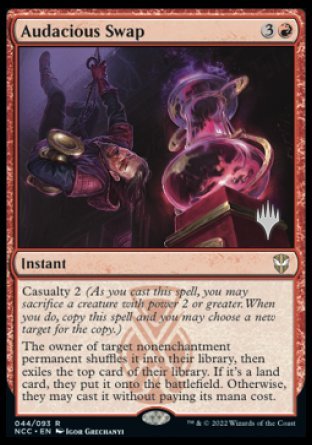 Audacious Swap (Promo Pack) [Streets of New Capenna Commander Promos] - Evolution TCG