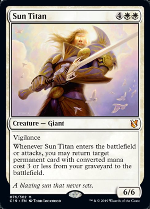 Sun Titan [Commander 2019] - Evolution TCG