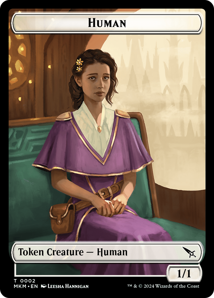 Human // Soldier Double-Sided Token [Murders at Karlov Manor Commander Tokens] - Evolution TCG