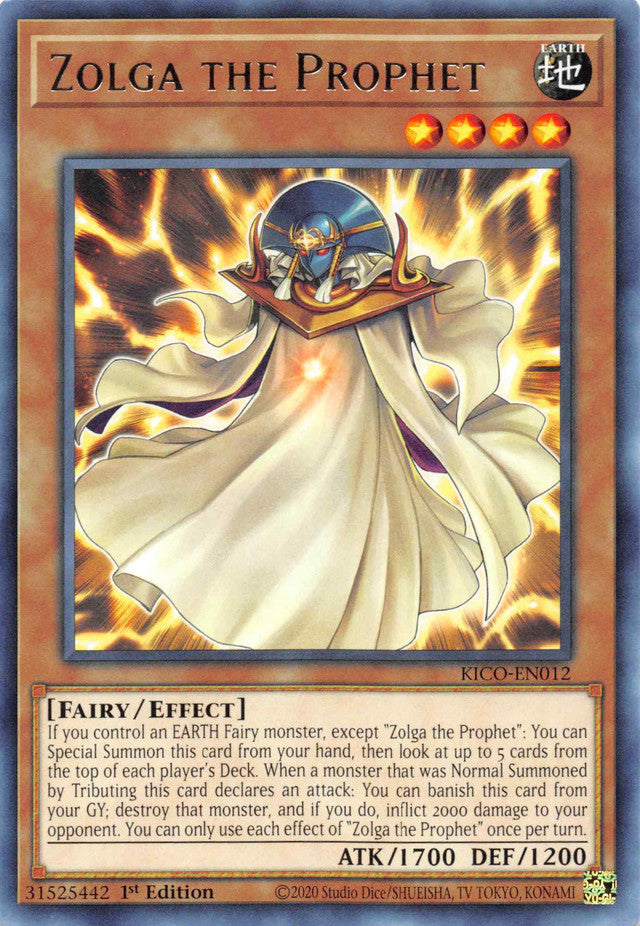 Zolga the Prophet (Rare) [KICO-EN012] Rare - Evolution TCG