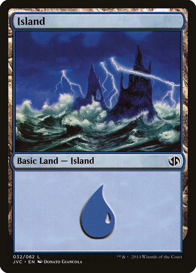 Island (32) [Duel Decks Anthology] - Evolution TCG