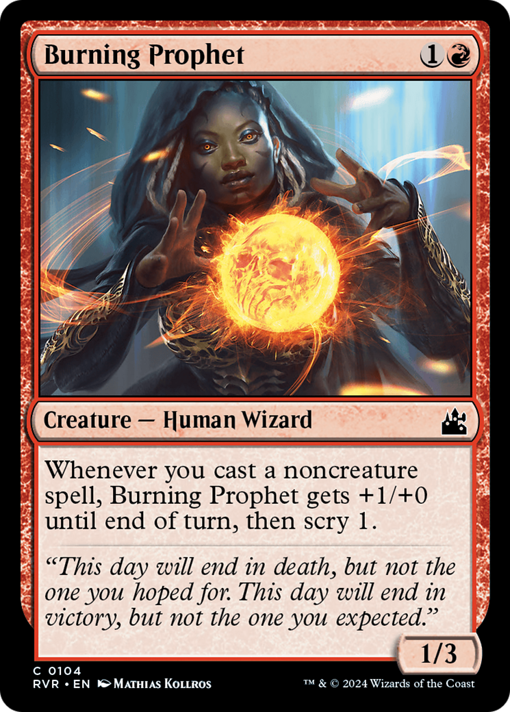 Burning Prophet [Ravnica Remastered] - Evolution TCG