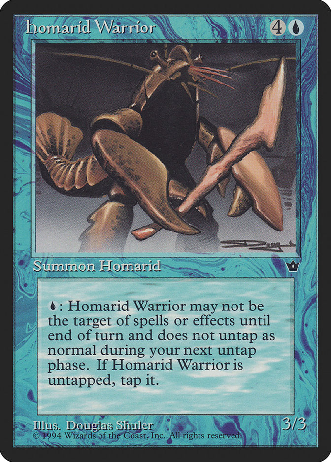 Homarid Warrior (Douglas Shuler) [Fallen Empires] - Evolution TCG