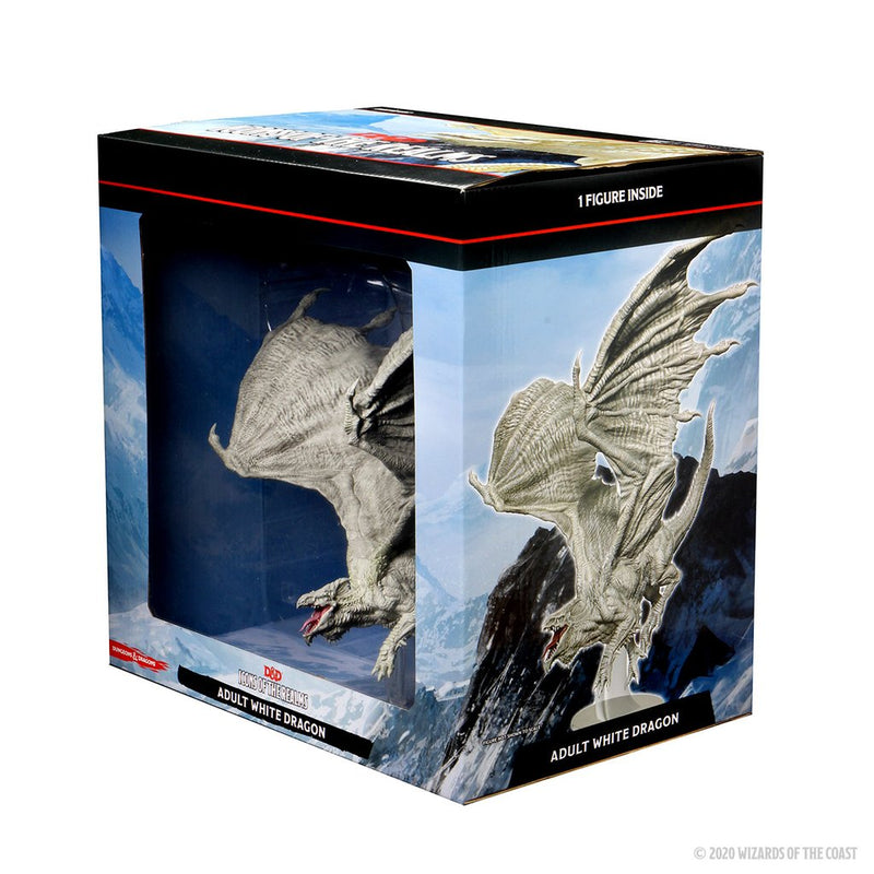 D&D Icons of the Realms: Adult White Dragon Premium Figure - Evolution TCG