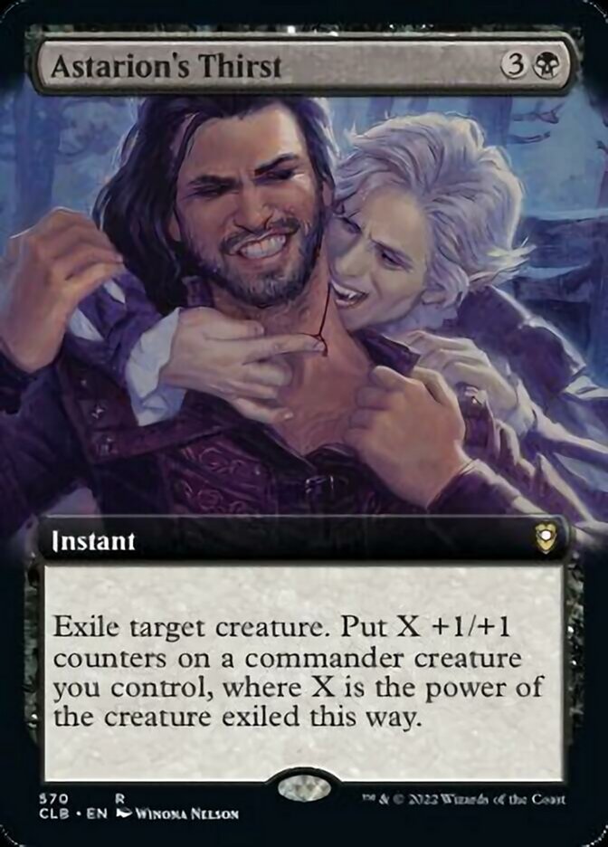 Astarion's Thirst (Extended Art) [Commander Legends: Battle for Baldur's Gate] - Evolution TCG