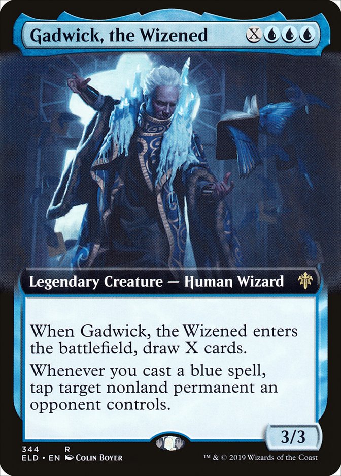 Gadwick, the Wizened (Extended Art) [Throne of Eldraine] - Evolution TCG