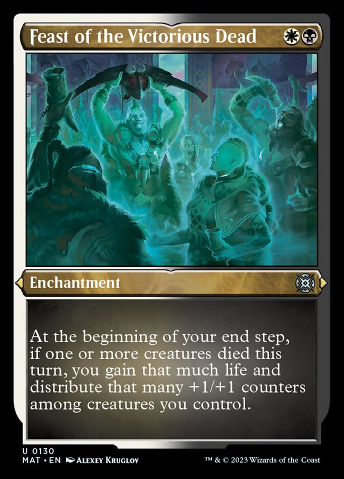 Feast of the Victorious Dead (Foil Etched) [March of the Machine: The Aftermath] - Evolution TCG