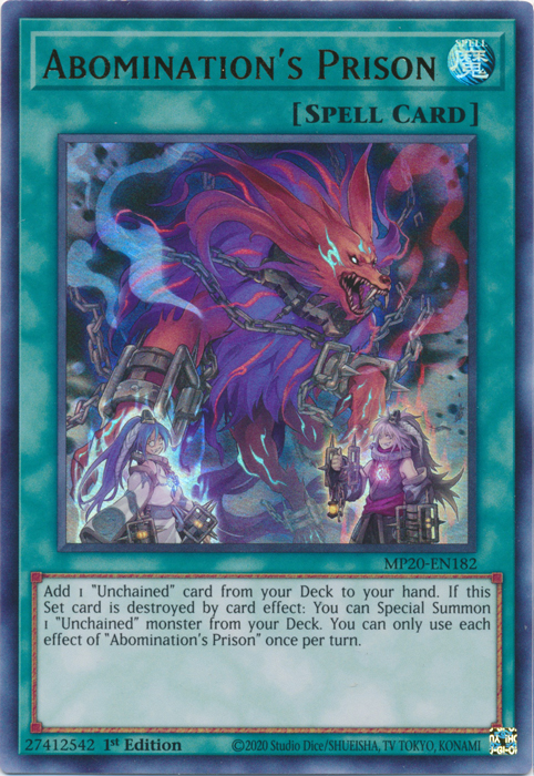 Abomination's Prison [MP20-EN182] Ultra Rare - Evolution TCG