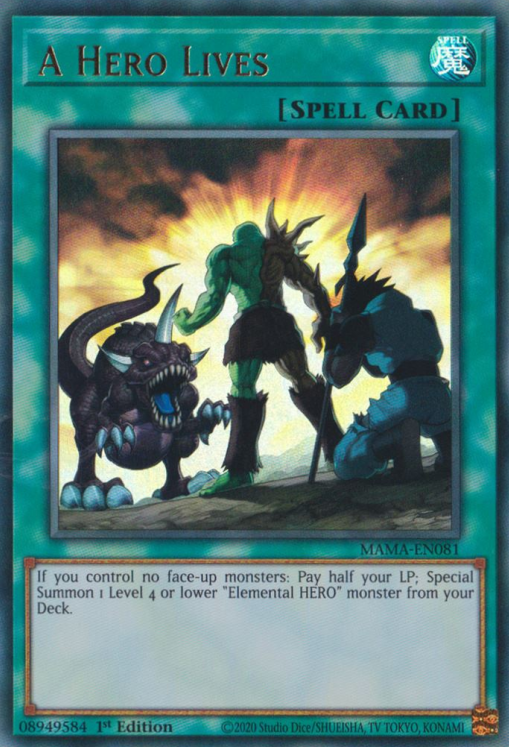 A Hero Lives [MAMA-EN081] Ultra Rare - Evolution TCG