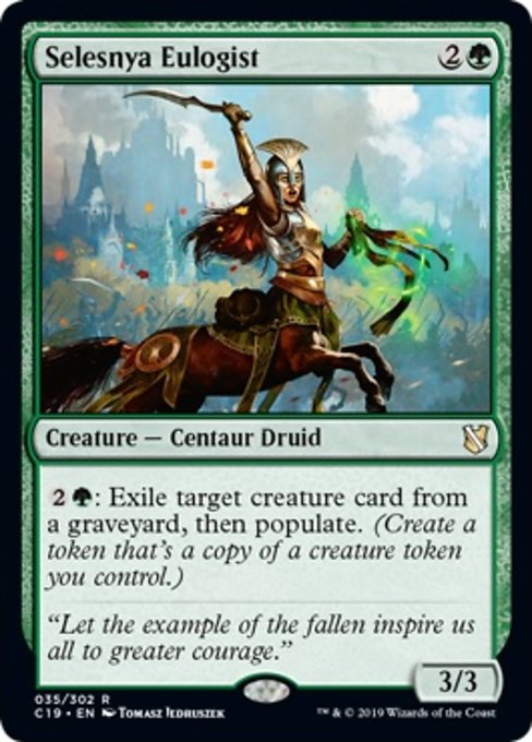 Selesnya Eulogist [Commander 2019] - Evolution TCG