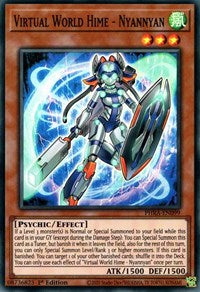 Virtual World Hime - Nyannyan [PHRA-EN099] Super Rare - Evolution TCG