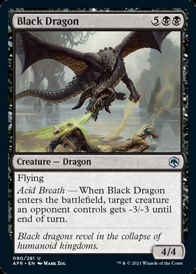 Black Dragon [Dungeons & Dragons: Adventures in the Forgotten Realms] - Evolution TCG