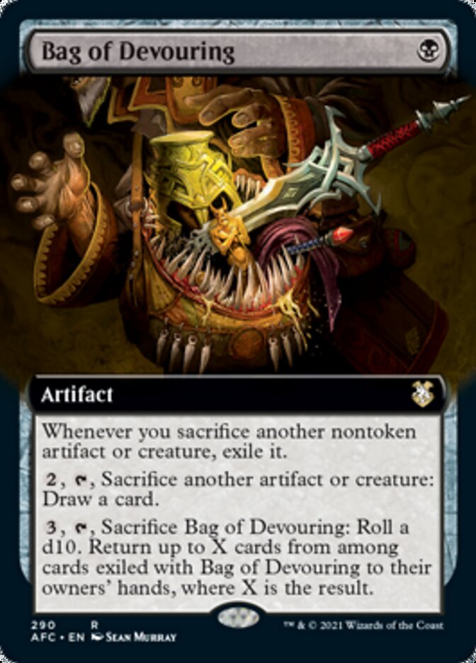Bag of Devouring (Extended) [Dungeons & Dragons: Adventures in the Forgotten Realms Commander] - Evolution TCG