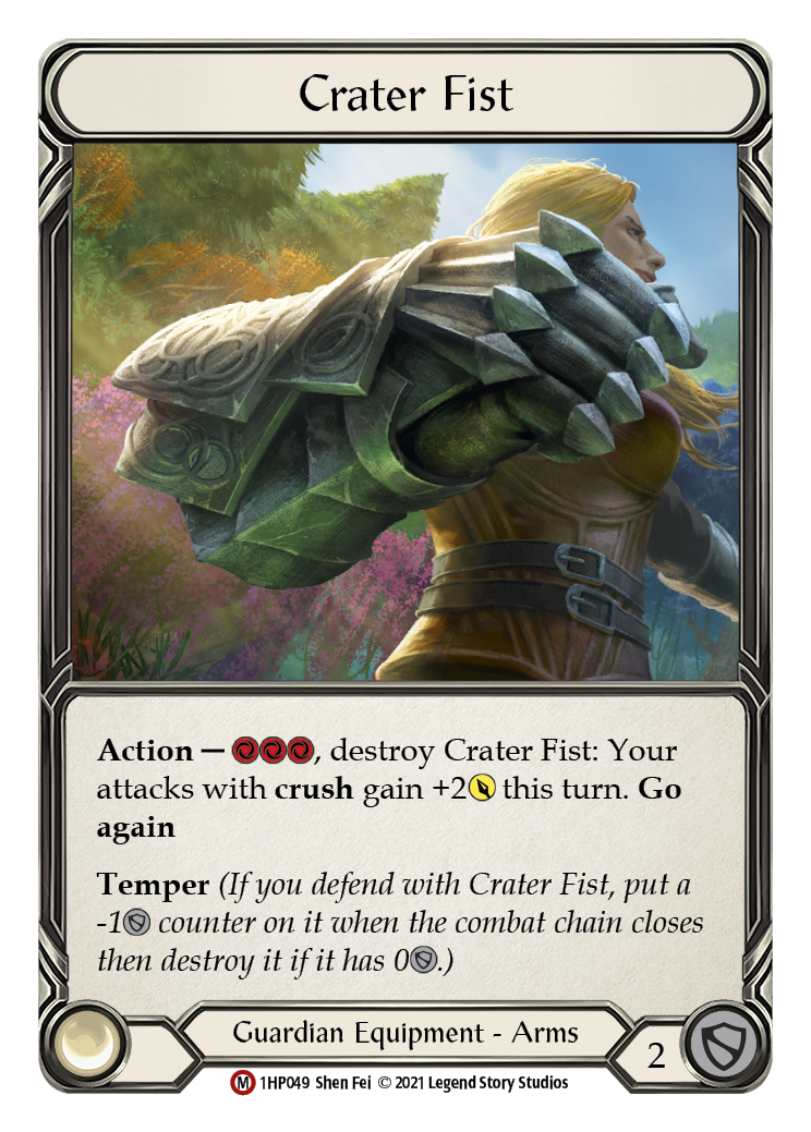 Crater Fist [1HP049] (History Pack 1) - Evolution TCG