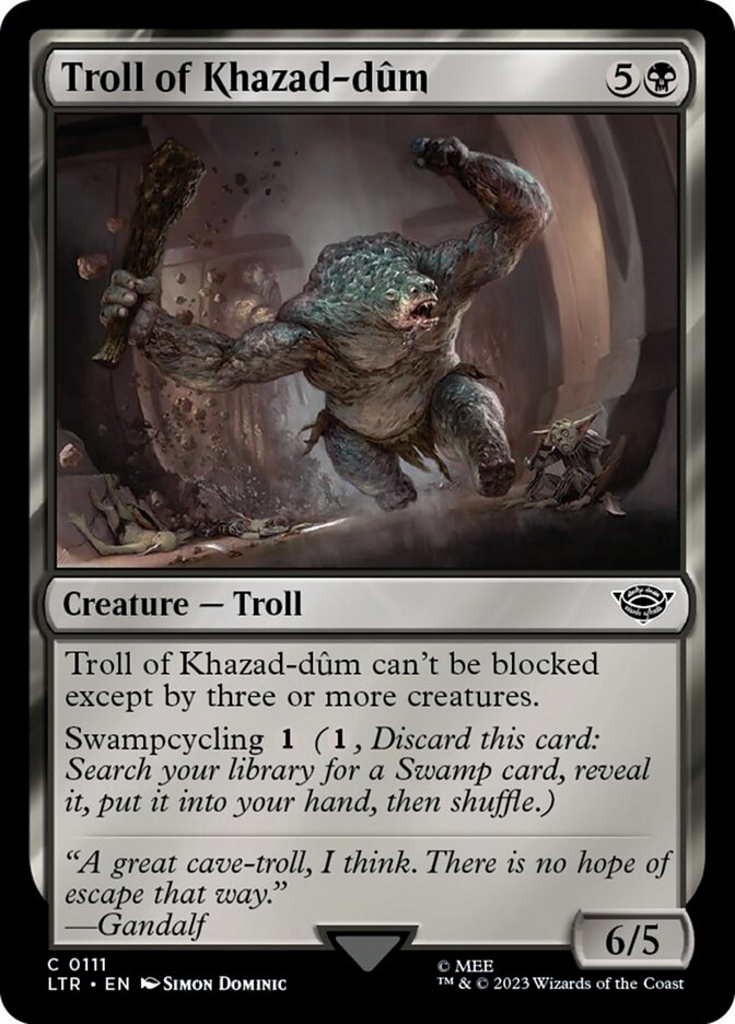 Troll of Khazad-dum [The Lord of the Rings: Tales of Middle-Earth] - Evolution TCG
