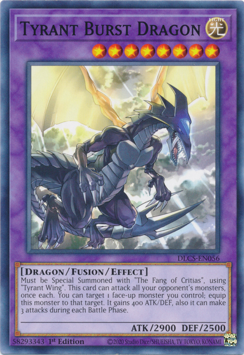 Tyrant Burst Dragon [DLCS-EN056] Common - Evolution TCG