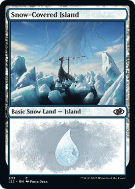 Snow-Covered Island [Jumpstart 2022] - Evolution TCG