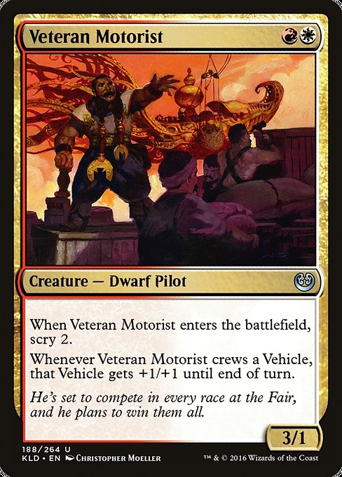 Veteran Motorist [Kaladesh] - Evolution TCG