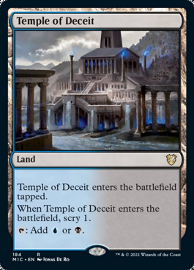 Temple of Deceit [Innistrad: Midnight Hunt Commander] - Evolution TCG