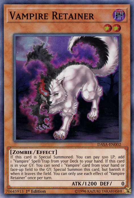 Vampire Retainer [DASA-EN002] Super Rare - Evolution TCG