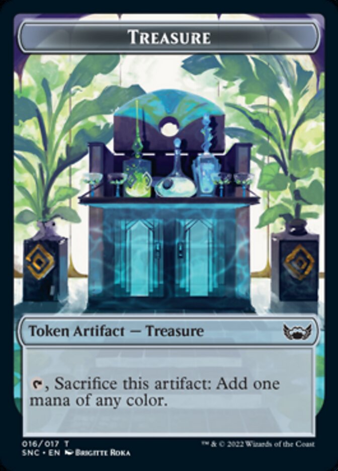 Treasure (016) // Copy Double-sided Token [Streets of New Capenna Tokens] - Evolution TCG