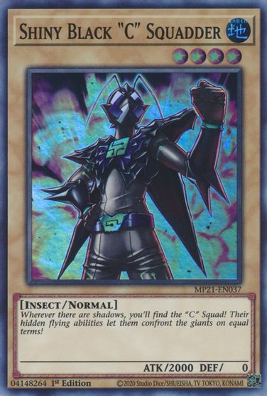 Shiny Black C Squadder [MP21-EN037] Super Rare - Evolution TCG