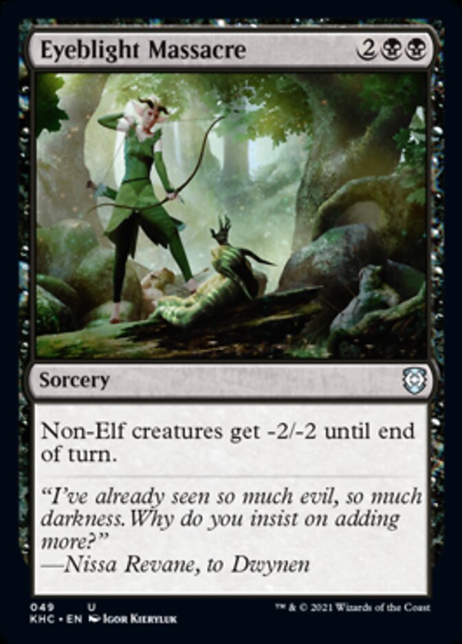 Eyeblight Massacre [Kaldheim Commander] - Evolution TCG