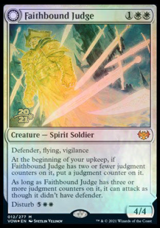 Faithbound Judge // Sinner's Judgment [Innistrad: Crimson Vow Prerelease Promos] - Evolution TCG