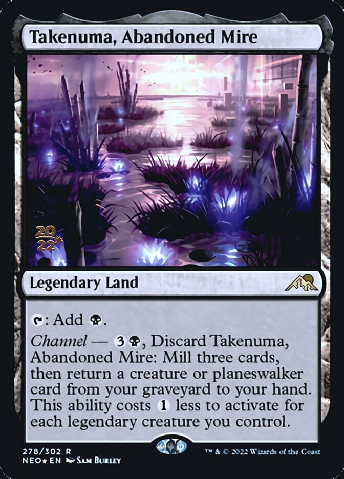 Takenuma, Abandoned Mire [Kamigawa: Neon Dynasty Prerelease Promos] - Evolution TCG