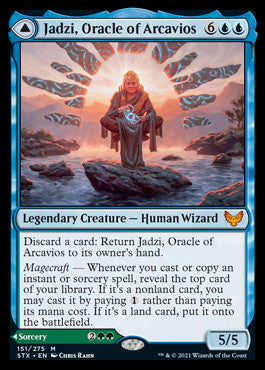 Jadzi, Oracle of Arcavios // Journey to the Oracle [Strixhaven: School of Mages] - Evolution TCG