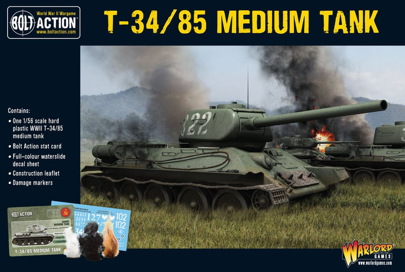 Bolt Action T-34/85 Medium Tank - Evolution TCG