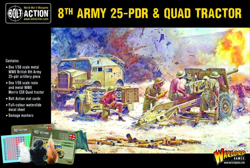 8th Army 25-pdr & Quad Tractor - Evolution TCG