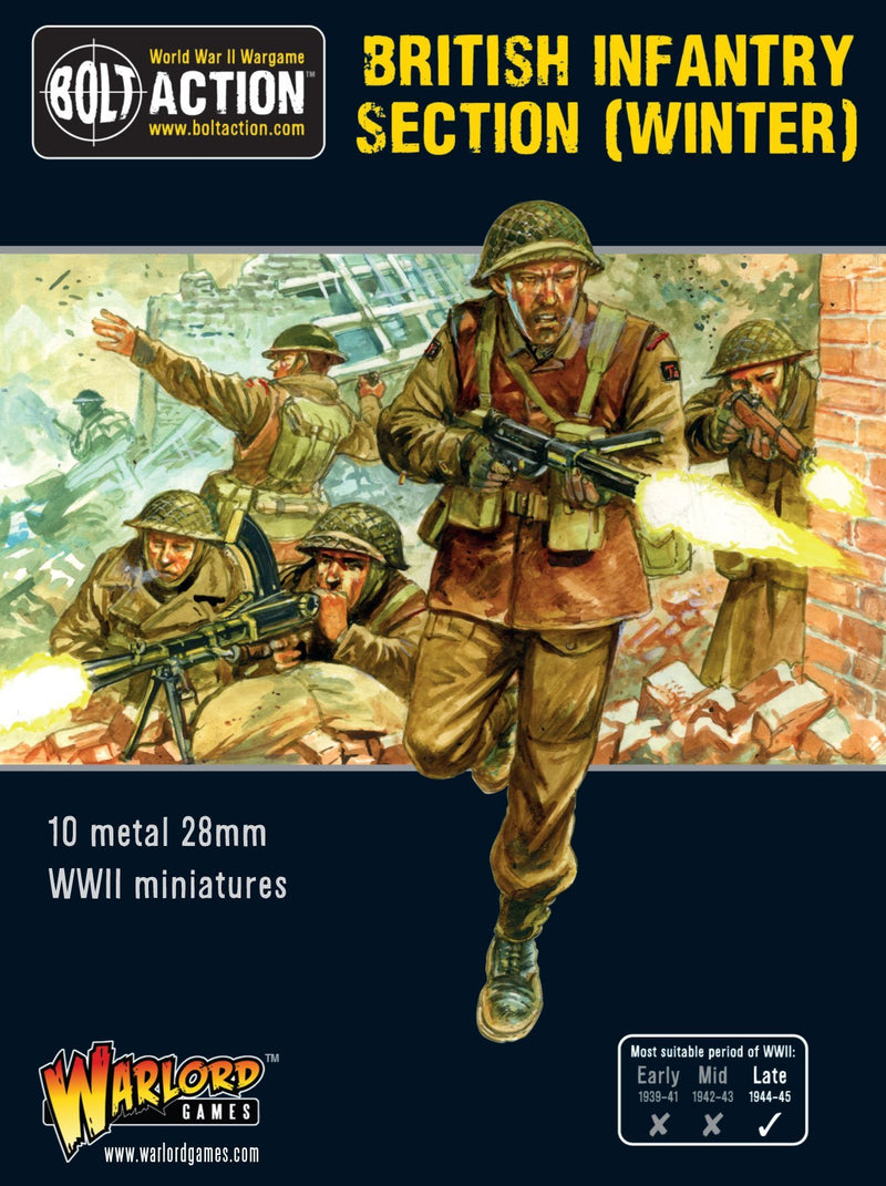 Bolt Action: British Infantry Section (Winter) - Evolution TCG