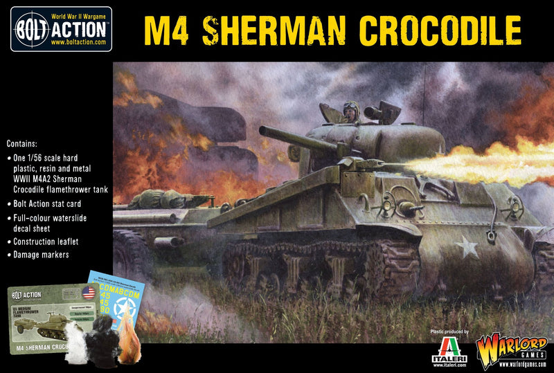 Sherman Crocodile flamethrower tank - Evolution TCG