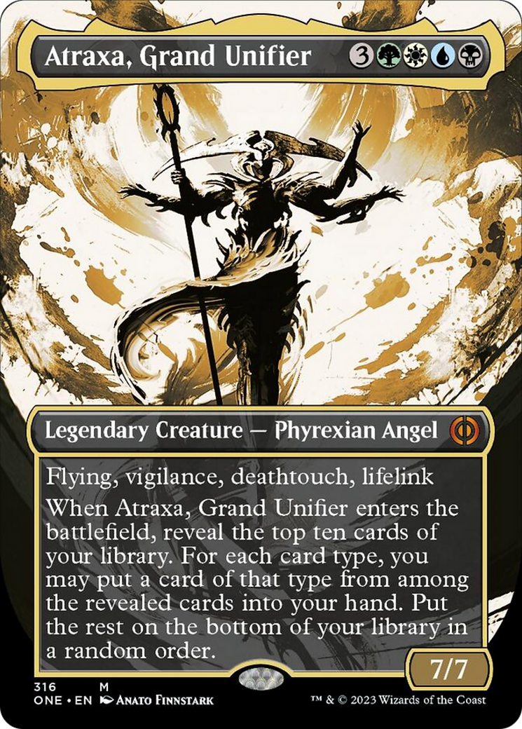 Atraxa, Grand Unifier (Borderless Ichor) [Phyrexia: All Will Be One] - Evolution TCG