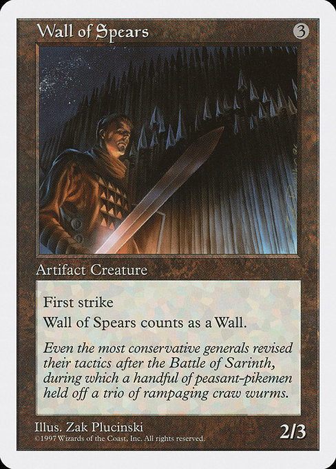 Wall of Spears [Fifth Edition] - Evolution TCG