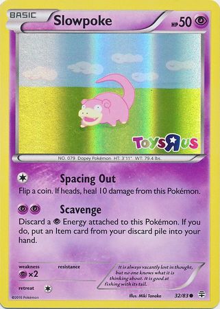 Slowpoke (32/83) (Toys R Us Promo) [XY: Generations] - Evolution TCG