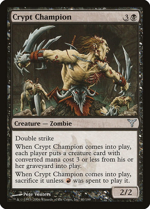 Crypt Champion [Dissension] - Evolution TCG