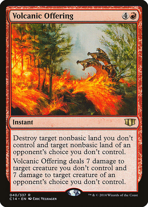 Volcanic Offering [Commander 2014] - Evolution TCG