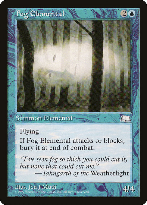 Fog Elemental [Weatherlight] - Evolution TCG
