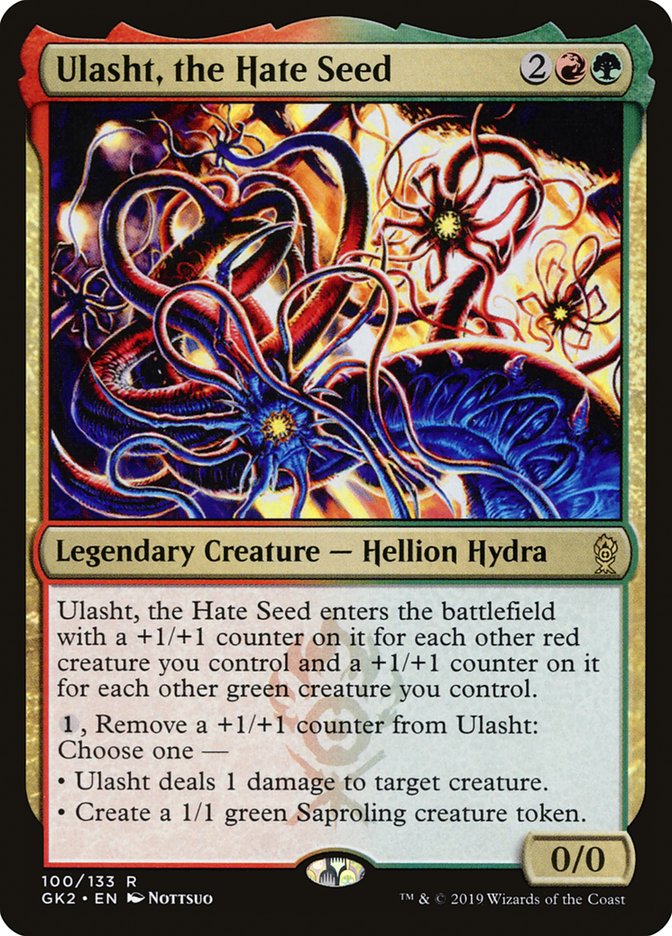 Ulasht, the Hate Seed [Ravnica Allegiance Guild Kit] - Evolution TCG